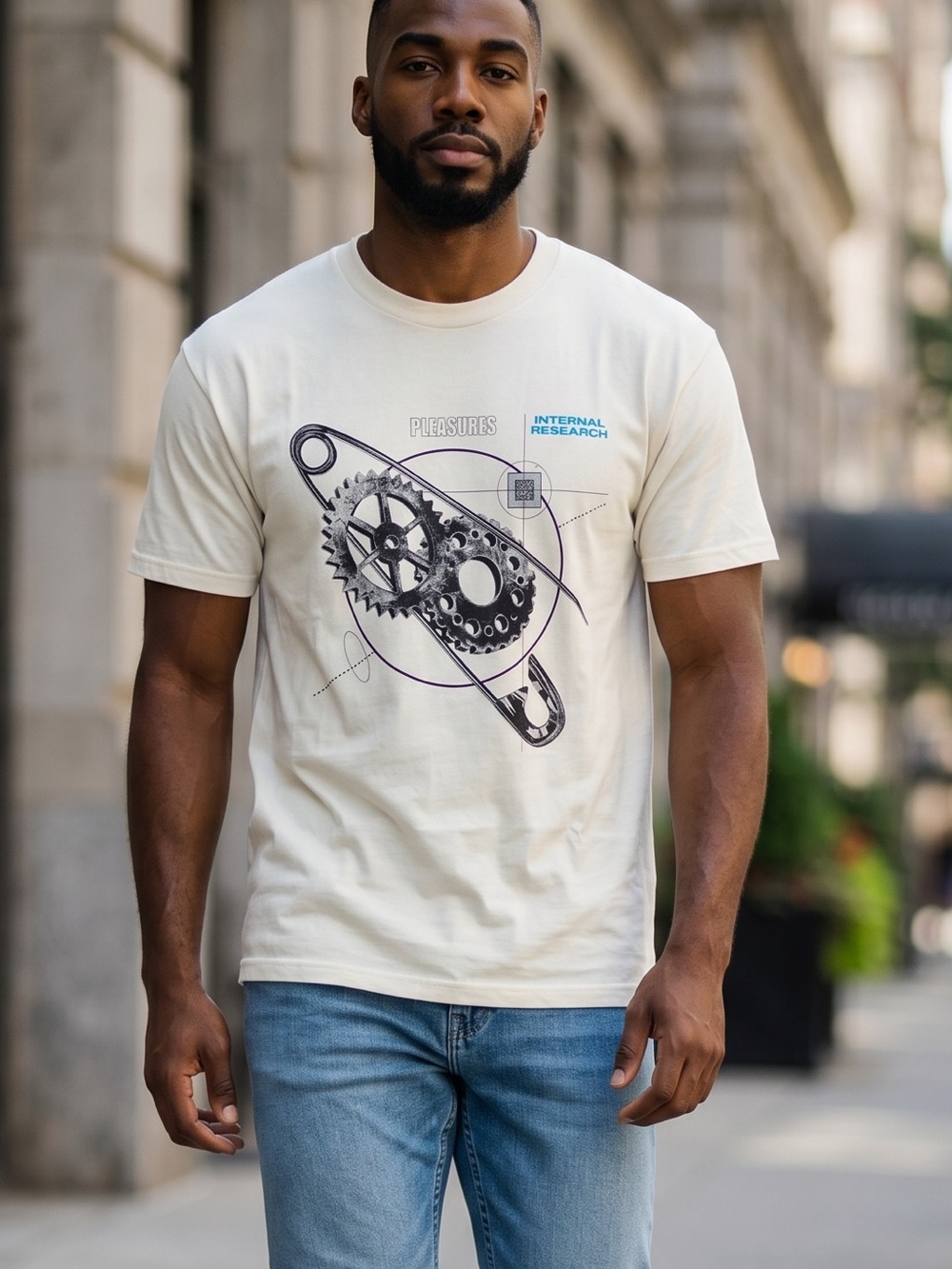PLEASURES RESEARCH T-SHIRT
